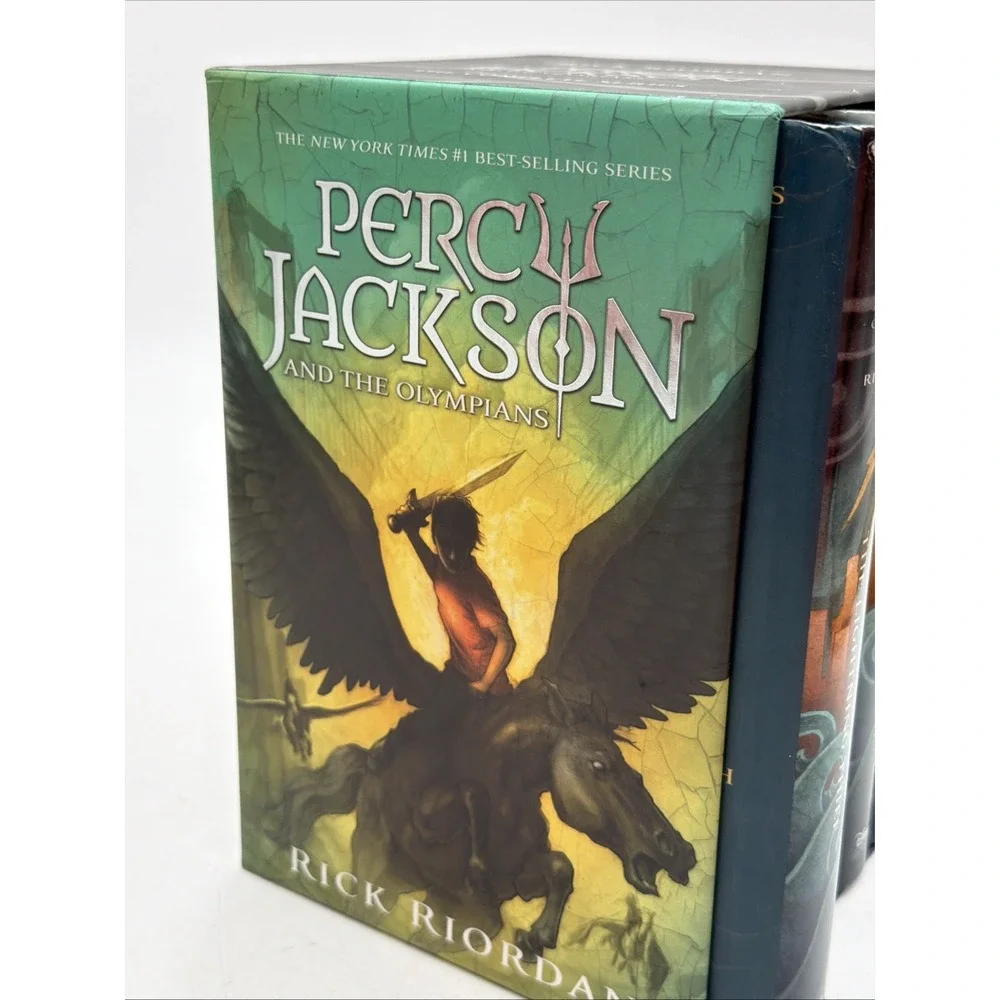 Percy Jackson & The Olympians First Edition 1-5 Hardcover Complete Rick Riordan